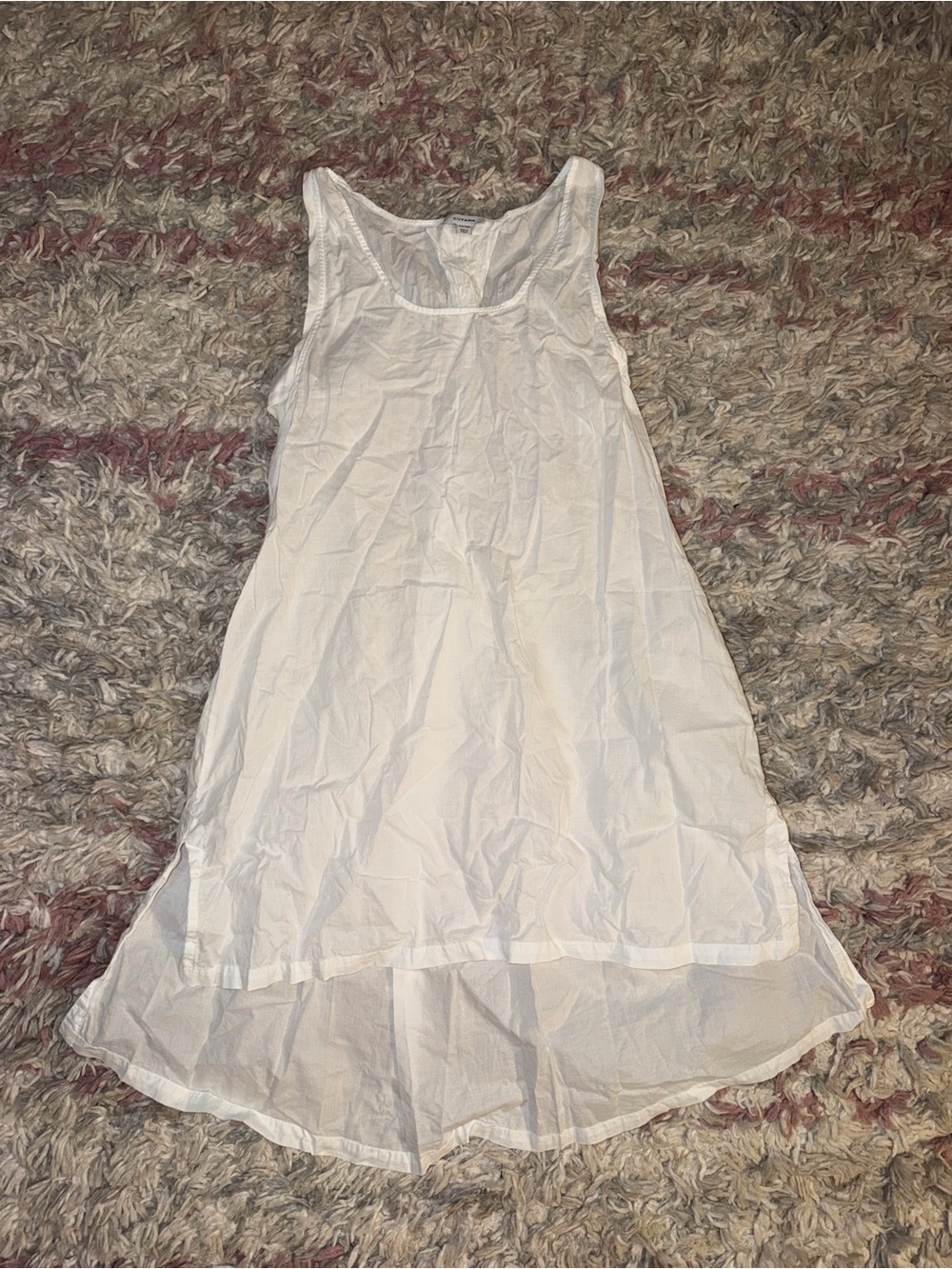 Cuyana cotton trapeze swing dress XS/S